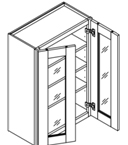 42"H WALL GLASS CABINET