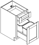BASE WASTE BASKET CABINET