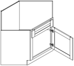 CORNER SINK BASE