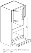 DOUBLE OVEN CABINET