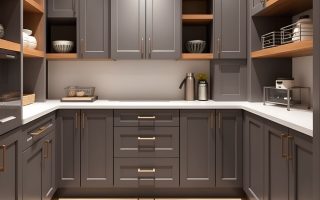 Scottish Grey Cabinets