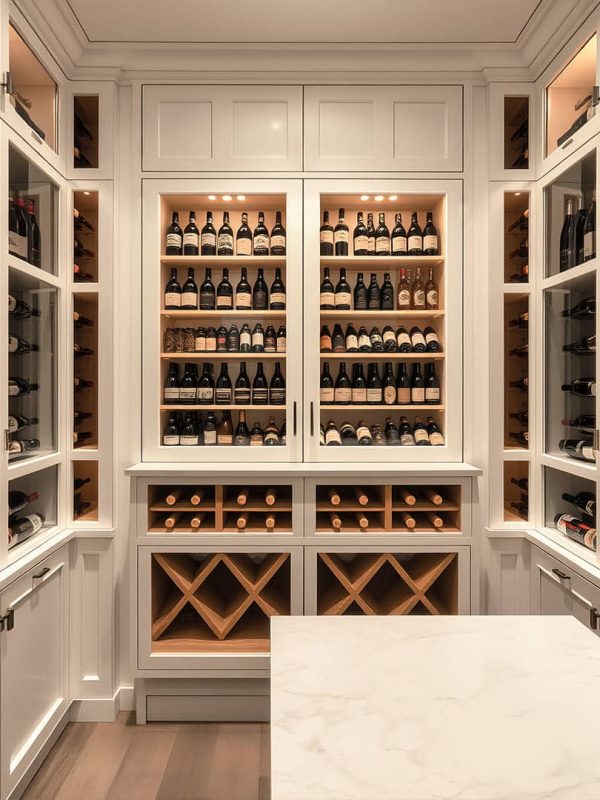 zurich white bar cabinets
